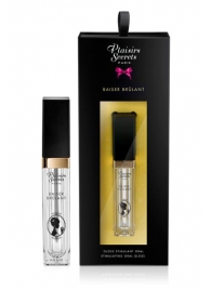 Стимулирующий блеск для губ Baiser Brulant Gloss Plaisirs Secrets - 7 мл. - Plaisir Secret - купить с доставкой в Балаково