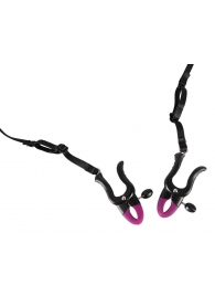 Трусики с зажимами для половых губ и бусинками для массажа промежности - Orion - купить с доставкой в Балаково