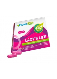 Возбуждающие капсулы Ladys Life - 14 капсул (0,35 гр.) - SuperCaps - купить с доставкой в Балаково