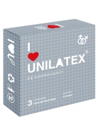 Презервативы с точками Unilatex Dotted - 3 шт. - Unilatex - купить с доставкой в Балаково