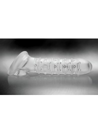 Утолщающая ребристая насадка на пенис - Доминирующее кольцо - в Балаково купить с доставкой