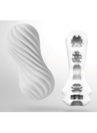Мастурбатор FLEX Silky White с мягким рельефом - Tenga - в Балаково купить с доставкой