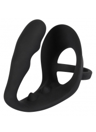 Эрекционное кольцо с подхватом мошонки и анальным отростком для воздействия на простату - Orion - в Балаково купить с доставкой