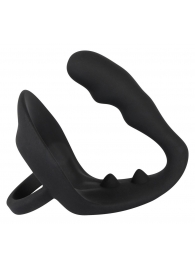 Эрекционное кольцо с подхватом мошонки и анальным отростком для воздействия на простату - Orion - в Балаково купить с доставкой