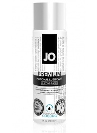 Охлаждающий лубрикант на силиконовой основе JO Personal Premium Lubricant Cooling - 60 мл. - System JO - купить с доставкой в Балаково
