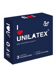 Ультрапрочные презервативы Unilatex Extra Strong - 3 шт. - Unilatex - купить с доставкой в Балаково