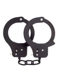 Чёрные наручники из листового металла BONDX METAL CUFFS BLACK - Dream Toys - купить с доставкой в Балаково
