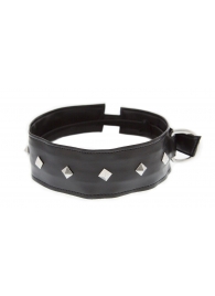 Полиуретановый ошейник с пуклями Collar with Studs - Blush Novelties - купить с доставкой в Балаково