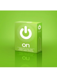 Цветные ароматизированные презервативы ON) Fruit   Color - 3 шт. - ON) - купить с доставкой в Балаково