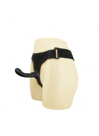 Страпон с изогнутой головкой Ultra Harness Curvy Dildo - 15,8 см. - Baile - купить с доставкой в Балаково