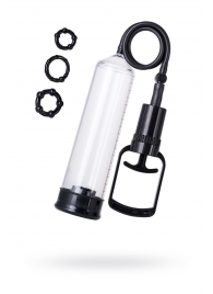 Вакуумная помпа A-toys с уплотнителем и эрекционными кольцами - A-toys - в Балаково купить с доставкой