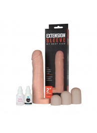 Насадка-удлинитель Extension sleeve с подхватом мошонки - 19 см. - Sitabella - в Балаково купить с доставкой
