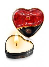 Массажная свеча с ароматом шоколада Bougie Massage Candle - 35 мл. - Plaisir Secret - купить с доставкой в Балаково