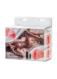 Двусторонний мастурбатор с вибропулей Satisfaction Babylicious - Lola Games - в Балаково купить с доставкой