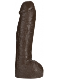 Большая насадка для трусиков Vac-U-Lock Realistic Hung - 31,7 см. - Doc Johnson - купить с доставкой в Балаково