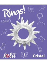 Прозрачное эрекционное кольцо Rings Cristal - Lola Games - в Балаково купить с доставкой