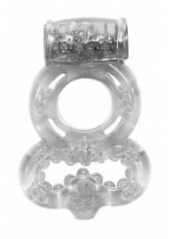 Прозрачное эрекционное кольцо Rings Treadle с подхватом - Lola Games - в Балаково купить с доставкой