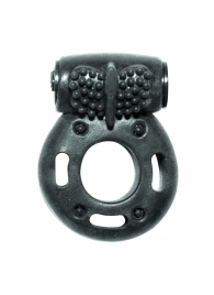 Черное эрекционное кольцо с вибрацией Rings Axle-pin - Lola Games - в Балаково купить с доставкой