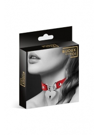 Красный чокер с замком в форме сердца - Bijoux Pour Toi - купить с доставкой в Балаково