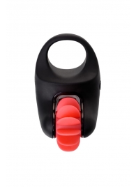 Чёрно-красное эрекционное виброкольцо Erotist - Erotist Adult Toys - в Балаково купить с доставкой