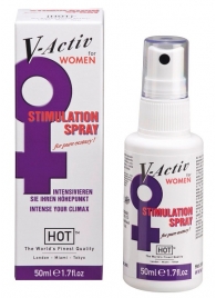 Стимулирующий спрей для женщин V-activ - 50 мл. - HOT - купить с доставкой в Балаково
