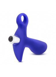 Синий стимулятор простаты с ручкой-кольцом Performance Prostimulator 02 - Blush Novelties - в Балаково купить с доставкой