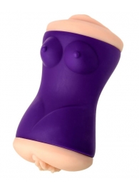 Двухсторонний мастурбатор JOS YARA в фиолетовой колбе - JOS - в Балаково купить с доставкой