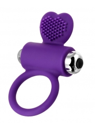 Фиолетовое виброкольцо с ресничками JOS PERY - JOS - в Балаково купить с доставкой