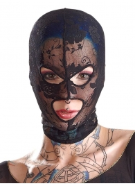 Кружевная маска-балаклава с отверстиями для глаз и рта - Orion - купить с доставкой в Балаково