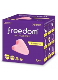 Женские гигиенические тампоны без веревочки FREEDOM mini - 3 шт. - Freedom - купить с доставкой в Балаково