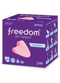 Женские гигиенические тампоны без веревочки FREEDOM normal - 3 шт. - Freedom - купить с доставкой в Балаково