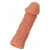 Телесная реалистичная насадка KOKOS Extreme Sleeve 05 с дополнительной стимуляцией - 12,7 см. - KOKOS - в Балаково купить с доставкой