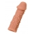 Телесная реалистичная насадка KOKOS Extreme Sleeve 06 с дополнительной стимуляцией - 12,7 см. - KOKOS - в Балаково купить с доставкой