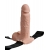 Телесный перезаряжаемый вибрострапон 7  Hollow Rechargeable Strap-on with Balls - 20,3 см. - Pipedream - купить с доставкой в Балаково