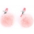 Зажимы для сосков с розовым пушком - Notabu - купить с доставкой в Балаково