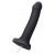 Черный фаллос с имитацией эякуляции Silicon Cum Dildo L - 19,6 см. - Strap-on-me - купить с доставкой в Балаково