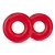 Набор из 2 красных эрекционных колец DONUT RINGS OVERSIZED - Blush Novelties - в Балаково купить с доставкой