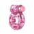Розовое эрекционное виброкольцо Pink Bear - Baile - в Балаково купить с доставкой