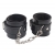 Черные оковы на ноги Obey Me Leather Ankle Cuffs - Chisa - купить с доставкой в Балаково