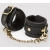Черные наручники Bound to You Faux Leather Wrist Cuffs - Fifty Shades of Grey - купить с доставкой в Балаково
