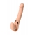 Телесный безремневой вибрострапон Vibrating Bendable Strap-On L - Strap-on-me - купить с доставкой в Балаково
