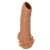 Телесная насадка с усиками и открытой головкой Nude Sleeve S - 10 см. - KOKOS - в Балаково купить с доставкой