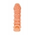 Телесная закрытая насадка с пупырышками Cock Sleeve Size M - 15,6 см. - KOKOS - в Балаково купить с доставкой