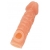 Телесная закрытая насадка с шершавой головкой Cock Sleeve Size M - 15,6 см. - KOKOS - в Балаково купить с доставкой