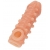 Телесная закрытая насадка с шариками Cock Sleeve Size M - 15,6 см. - KOKOS - в Балаково купить с доставкой