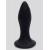 Черная анальная вибропробка Sensation Rechargeable Vibrating Butt Plug - 8,9 см. - Fifty Shades of Grey