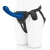 Синяя насадка Remote Control P-Spot G-Spot с черными трусиками - 20 см. - Pegasus - купить с доставкой в Балаково