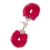 Металлические наручники с красной меховой опушкой METAL HANDCUFF WITH PLUSH RED - Dream Toys - купить с доставкой в Балаково