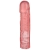 Розовая фаллическая насадка Vac-U-Lock 8  Crystal Jellies Dong - 20,3 см. - Doc Johnson - купить с доставкой в Балаково