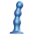 Голубая насадка Strap-On-Me Dildo Plug Balls size S - Strap-on-me - купить с доставкой в Балаково